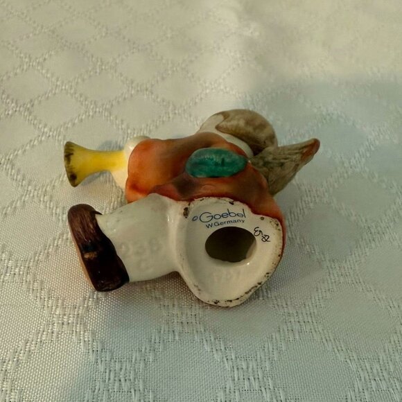 Vintage Goebel Hummel Girl Figurine With Horn - Picture 3 of 5